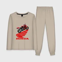 Женская пижама с лонгсливом хлопок CBR600RR