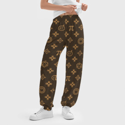 Женские джоггеры оверсайз 3D Geek символика паттерны - фото 2