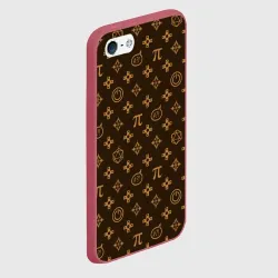 Чехол для iPhone 5/5S матовый Geek символика паттерны - фото 2