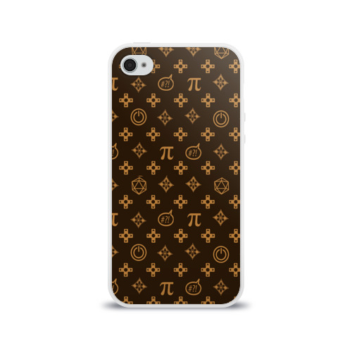 Чехол для Apple iPhone 4/4S силиконовый глянцевый Geek Фото 01 Чехол для Apple iPhone 4/4S силиконовый глянцевый Geek Фото 01