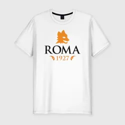 Мужская футболка хлопок Slim AS Roma