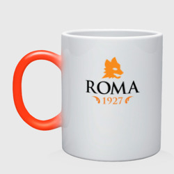 Кружка хамелеон AS Roma