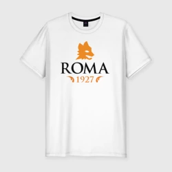 Мужская футболка хлопок Slim AS Roma