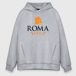 Мужское худи Oversize хлопок AS Roma