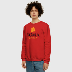 Мужской свитшот хлопок AS Roma - фото 2