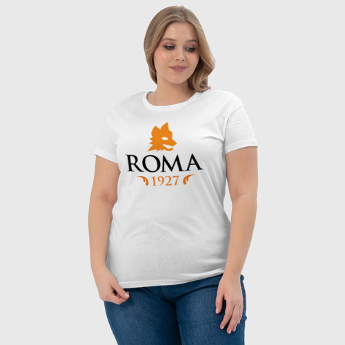 Женская футболка хлопок AS Roma - фото 6