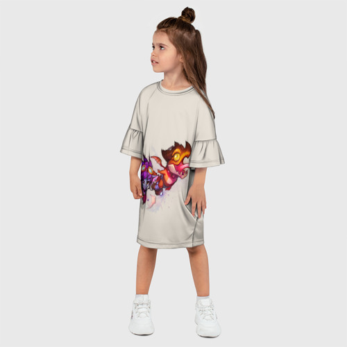 Детское платье 3D Тристана, цвет 3D печать - фото 3