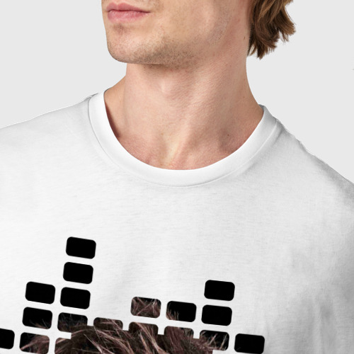 Мужская футболка хлопок EQ - Ferry Corsten, цвет белый - фото 6
