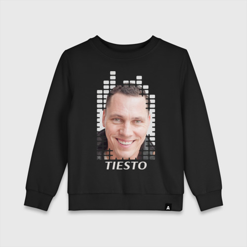 Детский свитшот хлопок EQ - Tiesto, цвет черный