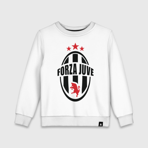 Детский свитшот хлопок Forza Juventus, цвет белый