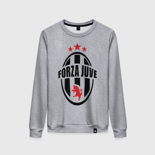 Женский свитшот хлопок Forza Juventus, цвет меланж