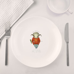 Набор: тарелка + кружка Овен настойчив - фото 2