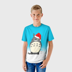 Детская футболка 3D Тоторо под снегом - фото 2