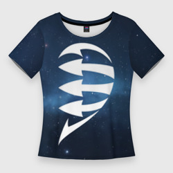 Приталенная футболка 3D Неземная любовь (ж) (Женская)