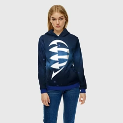 Женская толстовка 3D Неземная любовь ж - фото 2