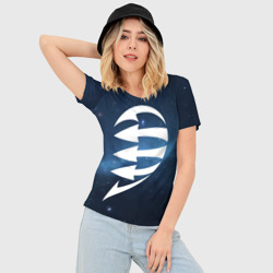 Женская футболка 3D Slim Неземная любовь ж - фото 2