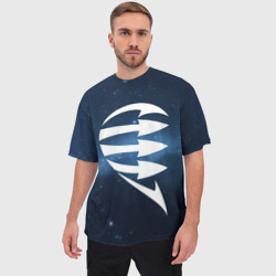 Мужская футболка oversize 3D Неземная любовь м - фото 2
