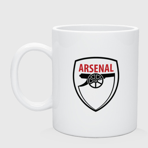 Кружка керамическая Arsenal, цвет белый