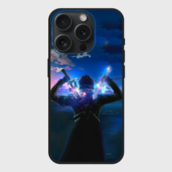 Чехол силиконовый для Apple iPhone 15 Pro матовый Мастера меча онлайн