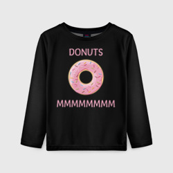 Детский лонгслив 3D Donuts