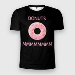 Мужская футболка 3D Slim Donuts