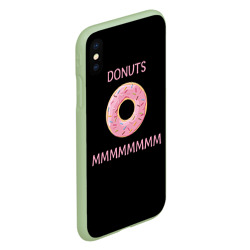 Чехол для iPhone XS Max матовый Donuts - фото 2