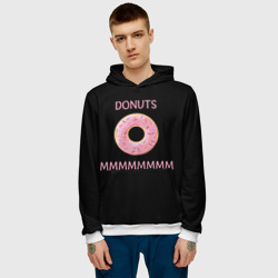 Мужская толстовка 3D Donuts - фото 2