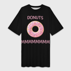 Платье-футболка 3D Donuts