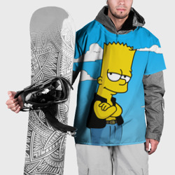 Накидка на куртку 3D Барт Симпсон