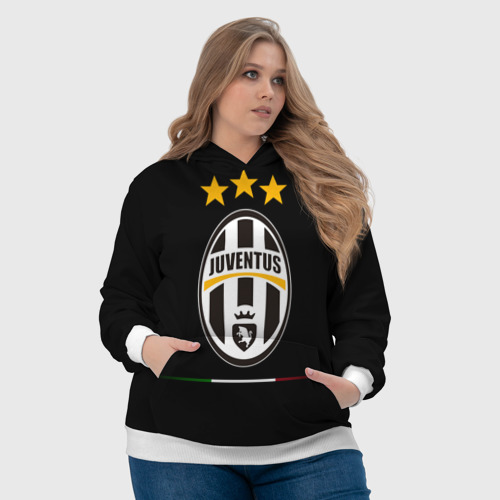 Женская толстовка 3D Juventus1, цвет 3D печать - фото 6