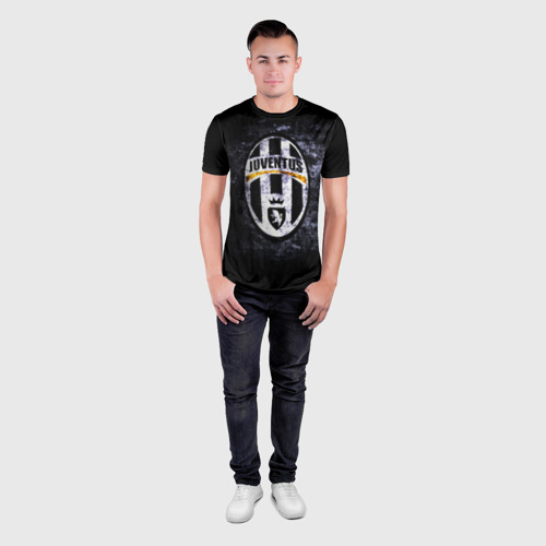 Мужская футболка 3D Slim Juventus2, цвет 3D печать - фото 4