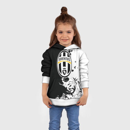 Детская толстовка 3D Juventus4, цвет белый - фото 4