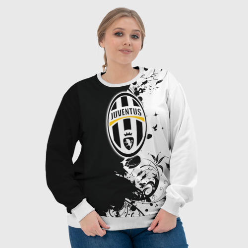 Женский свитшот 3D Juventus4, цвет 3D печать - фото 6