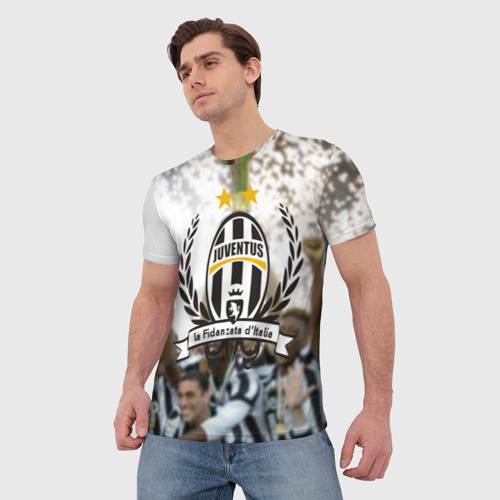 Мужская футболка 3D Juventus5, цвет 3D печать - фото 3