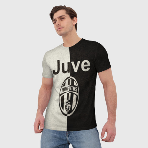 Мужская футболка 3D Juventus6, цвет 3D печать - фото 3