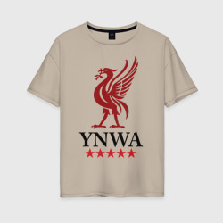 Женская футболка хлопок Oversize YNWA