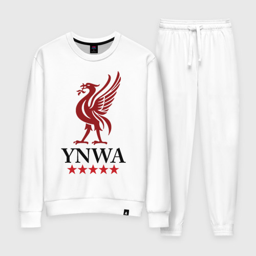 Женский костюм хлопок YNWA, цвет белый