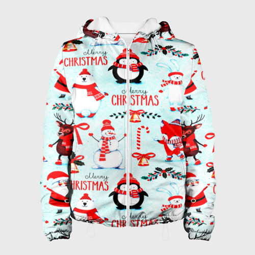 Женская куртка 3D Christmas Фото 01 Женская куртка 3D Christmas Фото 01