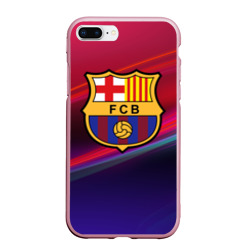 Чехол для iPhone 7Plus/8 Plus матовый ФК Барселона