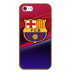 Чехол для iPhone 5/5S матовый ФК Барселона
