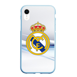 Чехол iPhone XR матовый Реал Мадрид