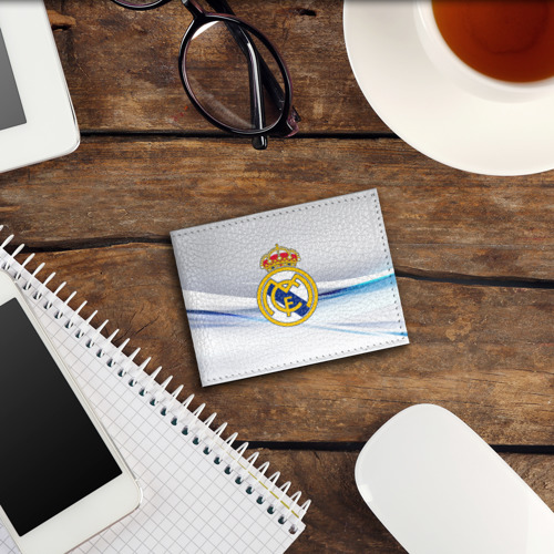 Обложка для студенческого билета Реал Мадрид, цвет зеленый - фото 3