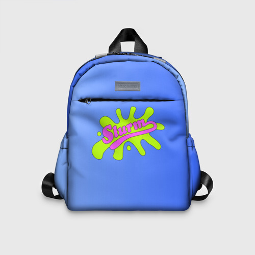Детский рюкзак 3D с принтом Slurm, вид спереди #2