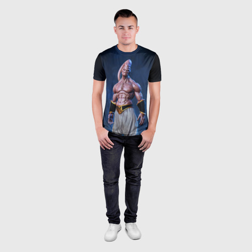 Мужская футболка 3D Slim Majin buu realistic, цвет 3D печать - фото 4