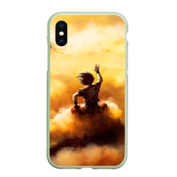 Чехол для iPhone XS Max матовый Cloud