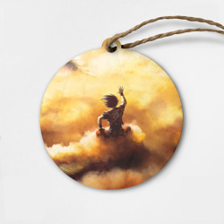 Деревянная игрушка круг Cloud