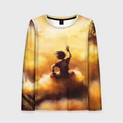 Женский лонгслив 3D Cloud