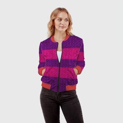 Женский бомбер 3D Джемпер Фриск - фото 2