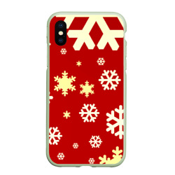 Чехол для iPhone XS Max матовый Snow