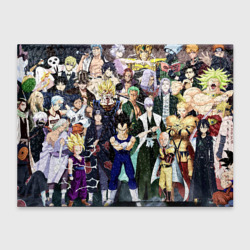 Обложка для студенческого билета Самые крутые аниме персонажи